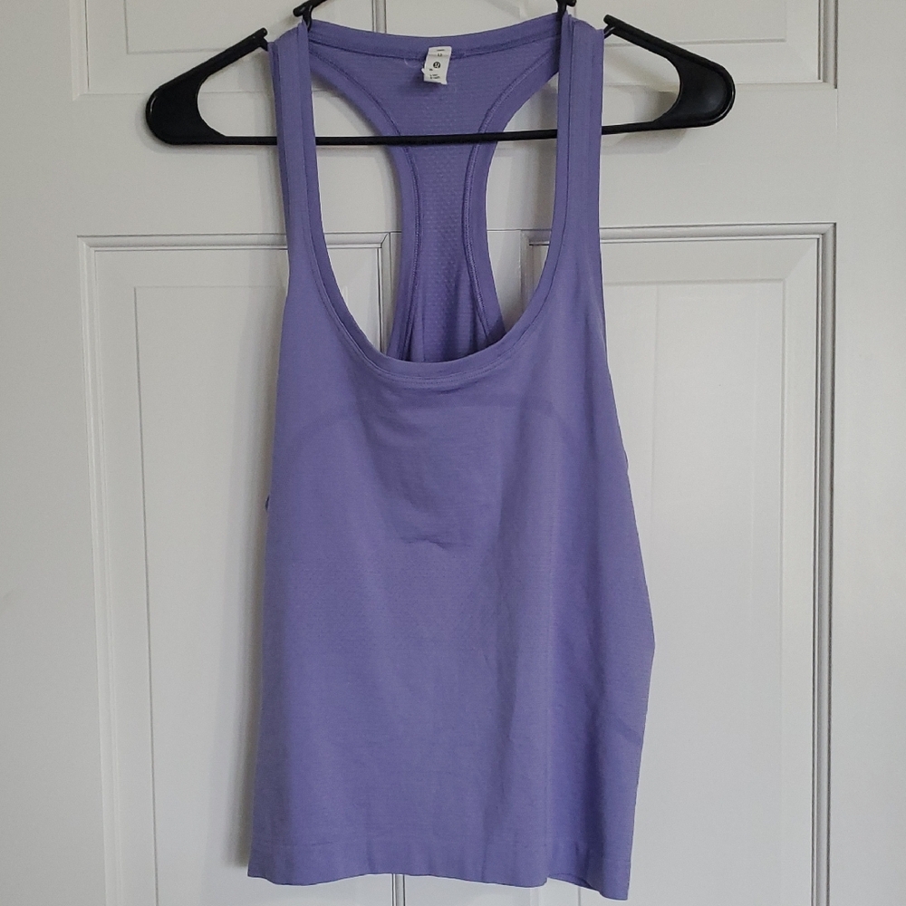 Lululemon Swiftly Tech Tank Race Sz 12 Women's Dark Lavender